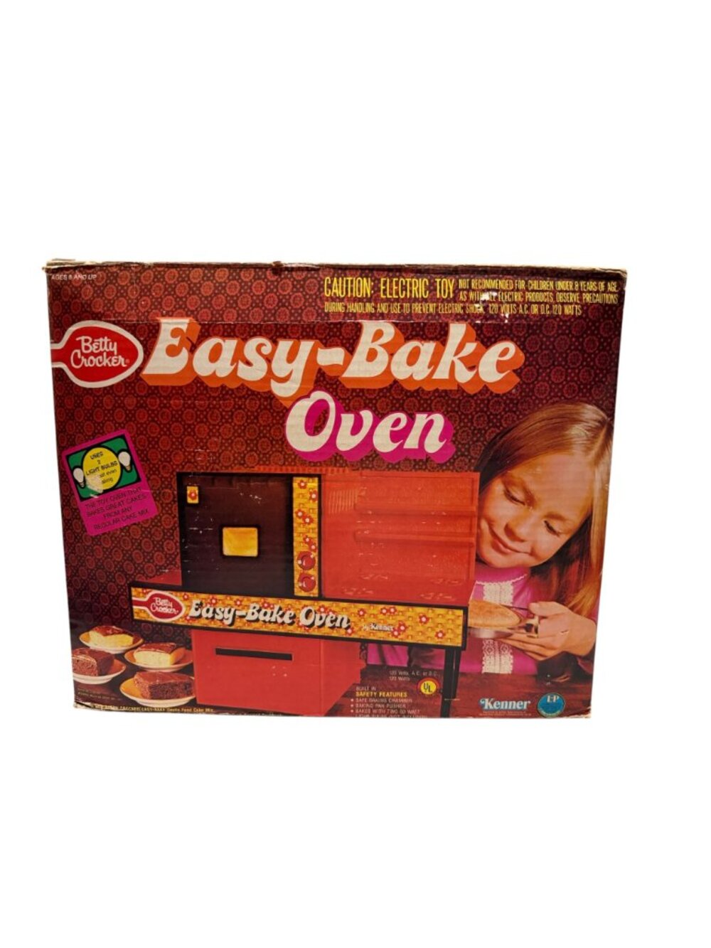 Vtg1977 Betty Crocker Easy-Bake Oven With Original Box Cookbook Pans Works - Picture 4 of 12